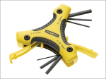 STANLEY 0-95-935 HEXAGON KEY TRIANGLE SET of 9 METRIC