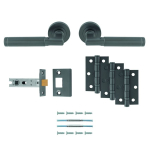BELAS LEVER ON ROSE LATCH PACK UDP006ANT ANTHRACITE