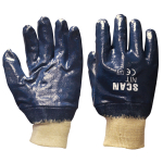 SCAN NITRILE KNITWRIST HEAVY DUTY GLOVES SCAGLONIT