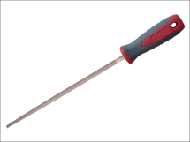 FAITHFULL HANDLED 8mm ROUND SECOND CUT ENGINEERS FILE 200mm BLADE
