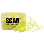 SCAN FOAM EARPLUGS & CORD 6 PAIRS