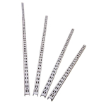 WHITE TWINSLOT SHELVING UPRIGHT 710mm