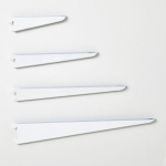 WHITE TWINSLOT SHELVING BRACKET 270mm