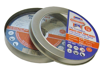 FAITHFULL 115MM MULTI PURPOSE CUTTING DISCS TIN 10 FAI11510M FAITHFULL 115MM MULTI PURPOSE CUTTING DISCS TIN 10 FAI11510M