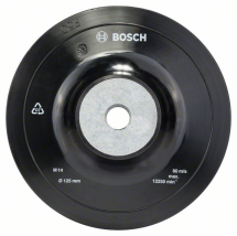 BOSCH 125mm RUBBER BACKING PAD 1608 601 033 EACH BOSCH 125mm RUBBER BACKING PAD 1608 601 033 EACH