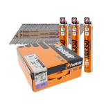Paslode 141210 63mm Galv-Plus Ring Framing Nails For IM350 & IM350+ (3300pk + 3 Fuel Cells)