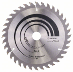 BOSCH CIRC SAWBLADE fits 18v 2608 642 602 (165x20x36T)