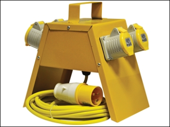 Faithfull FPPTLDB4L Distribution Box 4 Way 110 Volt Faithfull FPPTLDB4L Distribution Box 4 Way 110 Volt