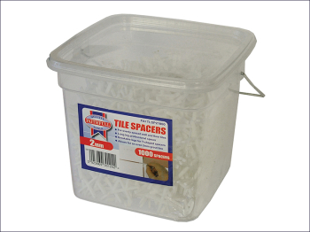FAITHFULL FAITLSP21000 TILE SPACER LONG LEG 2mm 1000 TUB FAITHFULL FAITLSP21000 TILE SPACER LONG LEG 2mm 1000 TUB