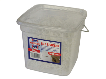 FAITHFULL FAITLSP31000 TILE SPACER LONG LEG 3mm 1000 TUB FAITHFULL FAITLSP31000 TILE SPACER LONG LEG 3mm 1000 TUB