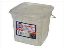 FAITHFULL FAITLSP51000 TILE SPACER LONG LEG 5mm 1000 TUB FAITHFULL FAITLSP51000 TILE SPACER LONG LEG 5mm 1000 TUB