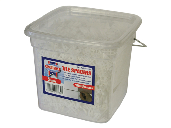 FAITHFULL FAITLSP51000 TILE SPACER LONG LEG 5mm 1000 TUB FAITHFULL FAITLSP51000 TILE SPACER LONG LEG 5mm 1000 TUB