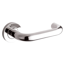 ZOO HARDWARE ZCS2030 19mm RETURN LEVER ON ROUND ROSE STAINLESS STEEL