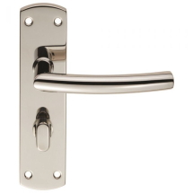 EUROSPEC CSLP1167 STEELWORX RESIDENTIAL ARCHED LEVER ON BACKPLATE