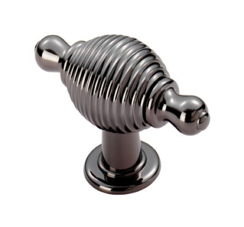 Fingertip FTD600R 70mm Reeded Knob with Finial Ears Fingertip FTD600R 70mm Reeded Knob with Finial Ears