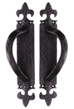 Carlisle Brass Ludlow Black Antique Offset Pull Handle On Backplate Carlisle Brass Ludlow Black Antique Offset Pull Handle On Backplate
