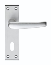 Eurospec Aluminium Mial Lever on Backplate Eurospec Aluminium Mial Lever on Backplate
