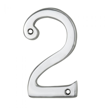 Carlisle Brass 76mm Polished Chrome Numerals Carlisle Brass 76mm Polished Chrome Numerals