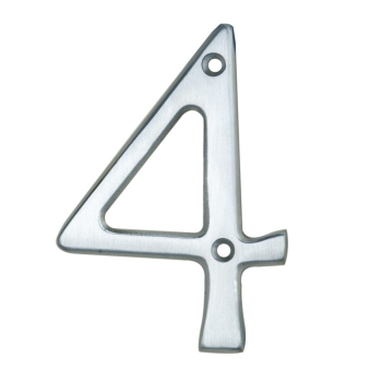Carlisle Brass 76mm Satin Chrome Numerals Carlisle Brass 76mm Satin Chrome Numerals