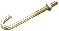 Hook Bolts & Nut Zinc Yellow Passivated Hook Bolts & Nut Zinc Yellow Passivated