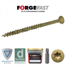 ForgeFast Elite Low-Torque Decking Screws - Tan - Tub