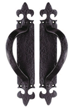 Carlisle Brass Ludlow Foundries Offset Pull Handle On Backplate