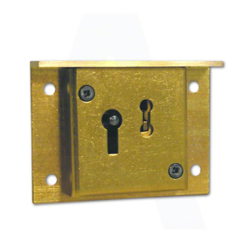 Asec 2 Lever Brass Till Lock Asec 2 Lever Brass Till Lock