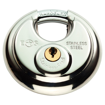 Carlisle Brass Eurospec Stainless Steel Disc Padlock