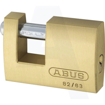 Abus 82 Series Brass Sliding Shackle Shutter Padlock Abus 82 Series Brass Sliding Shackle Shutter Padlock