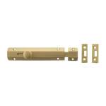 ASB6SB 6" Surface Door Bolt Satin Brass