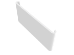 225mm Bullnose Window Board - White