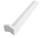 135' Internal Fascia Corner - White