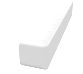 300mm Fascia Corner - White 300mm Fascia Corner - White