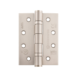 EUROSPEC HIN1433/11SN GRADE 11 BALL BEARING HINGE102X76 SATIN NICKEL PAIR