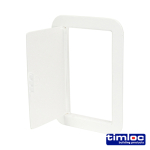 WHITE PLASTIC HINGED ACCESS PANEL 155 x 235