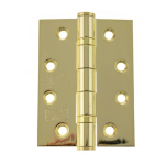 Grade 13 Ball Bearing Hinge 102 x76 x 3mm Brass (Pair)