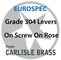 Carlisle Brass Eurospec Grade 304 Levers On Rose