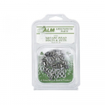 SQUARE GLAZE BOLTS NUTS (20) ALMGH004