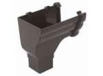 FLOPLAST NIAGARA OGEE CAST IRON STOPEND OUTLET RON2CI LEFT HAND