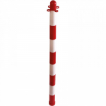 RED & WHITE POLYTHENE POSTS 900mm x 40mm diameter