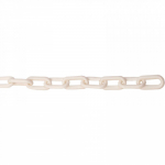 WHITE POLYTHENE CHAIN 8.0mm PER METRE sold per metre