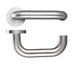 ZOO HARDWARE ZPS080SSS 22mm RETURN TO DOOR LEVER SCREW ON ROSE SATIN STAINLESS STEEL