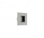 ZOO HARDWARE ZAS40BSS SQUARE FLUSH PULL 40mm x 40mm Satin Stainless Steel