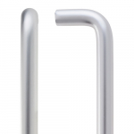 ZOO HARDWARE ZAAD600BSA ALUMINIUM D HANDLE 600mm x 19mm