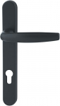 HOPPE Atlanta 92mm UPVC Lever FurnITURE 1530/3831N Black