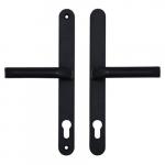 HOPPE 92mm UPVC LEVER DOOR FURNITURE 113/3620N BLACK