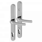 YALE UPVC LEVER DOOR FURNITURE RETRO POLISHED CHROME L17789