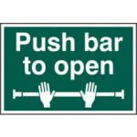 PUSH BAR TO OPEN PVC 300mm x 200mm