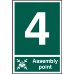 ASSEMBLY POINT 4 PVC 200mm x 300mm