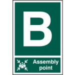 ASSEMBLY POINT B PVC 200mm x 300mm